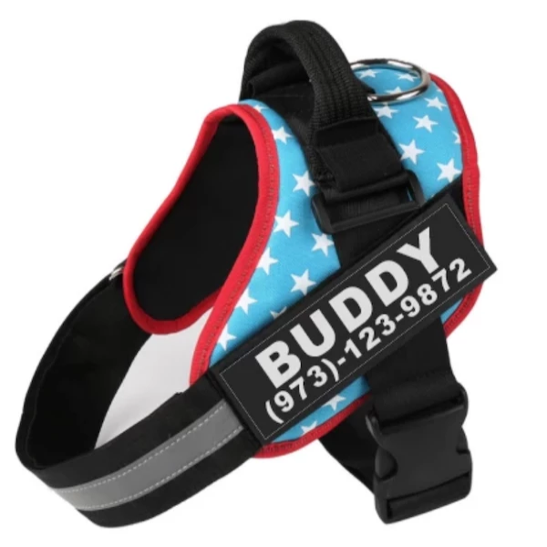 Personalized Reflective   Dog/ Cat Pet Harness