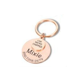 Engraved Pet Tag Pendant