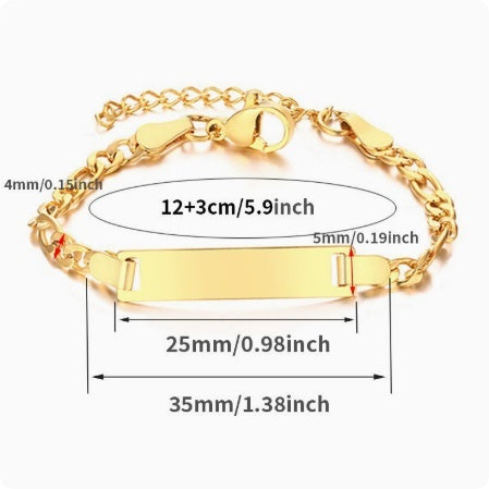 Baby / Child's Personalised Engraved Bracelet