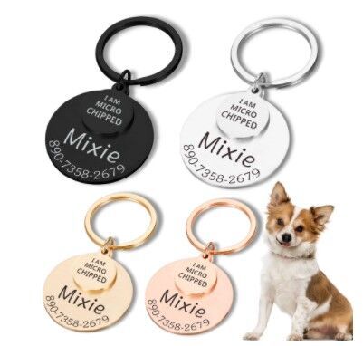 Engraved Pet Tag Pendant