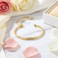 Personalized Name Bracelet in elegant setting